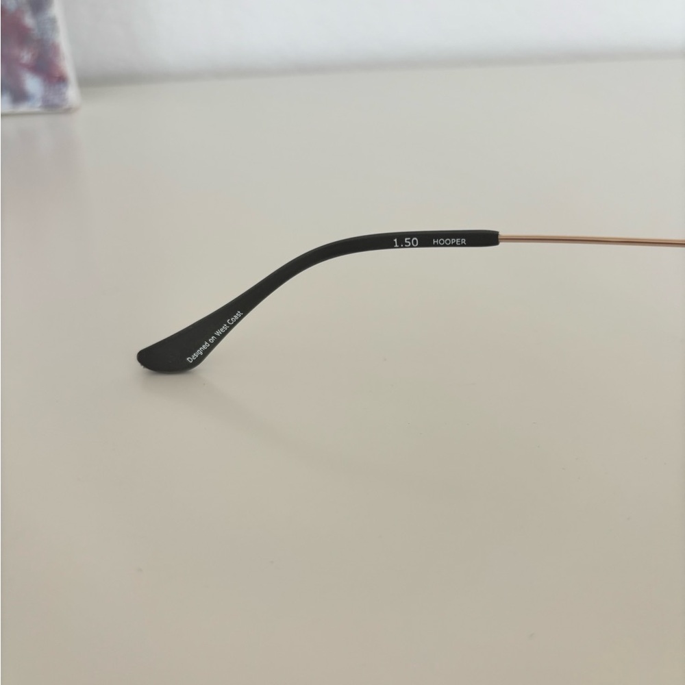 CADDIS Gold Frame “Hooper” Glasses: Progressives with Yellow Tinted Lenses 1.5 - Picture 4 of 8